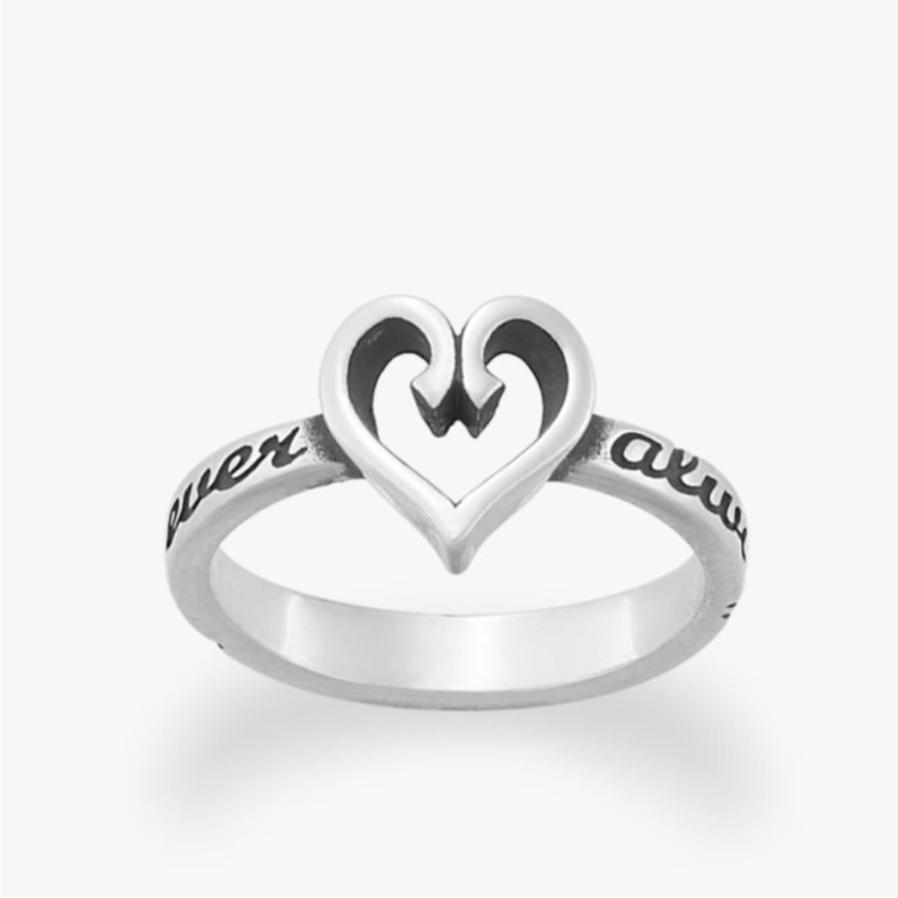 James Avery Silver Heart Ring